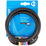 Messingschlager m-wave cijfer-kabelslot silicone zwart 65cm12mm