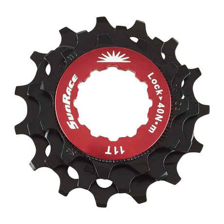 Sturmey-archer europa n.v. sunrace sluitring met kransjes 11v 11 13 15t zwart