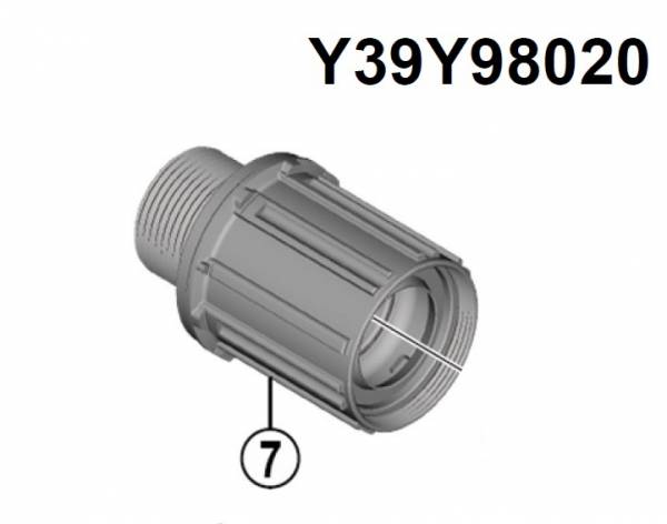 Shimano benelux b.v. shimano y39y98020 cassettebody 8 9 10 spd. fh-m6010 deore