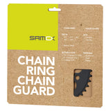 Messingschlager samox e-bike kettingblad nw 44t bcd 104 mm. 1 2x3 32 en 11 128 staal zwart