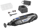 Dremel 8240-3 45 multitool - inclusief 12 v li-ion accu (2.0 ah) - oplader - 45 accessoires - 3 hulpstukken - soft bag