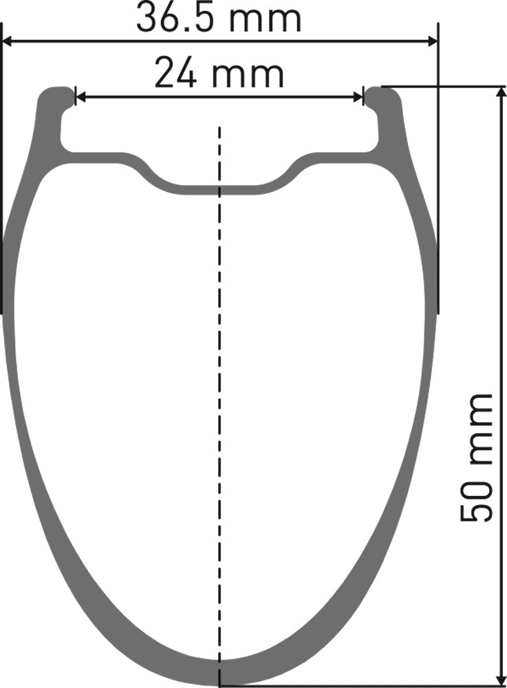 Dt swiss grc 1100 dicut® 50 28 disc front wheel