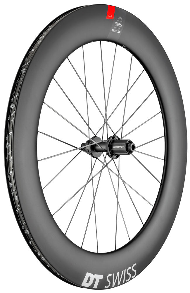 Dt swiss arc 1100 dicut® carbon 80 disc cl rear wheel