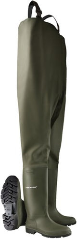 Dunlop 388vp waadpak pricemastor chest wader groen - maat 45 - 15.032.023.45
