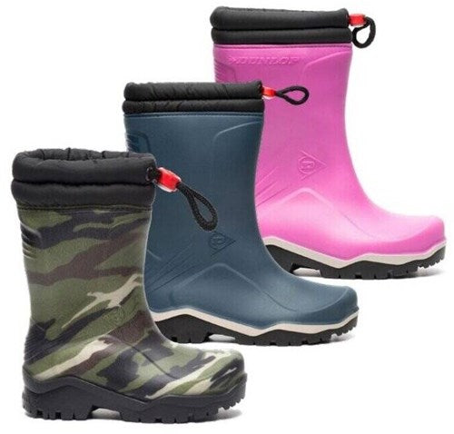 Dunlop k310931 blizzard kinderlaars gevoerd pvc | camouflage 14587 | maat 26 - 00.036.023.26