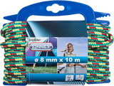 Connex pp touw 8mm 65kg gr+ge+r haspel 10m - dy2701867