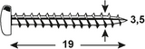 Connex plaatschroef pan 3.5x19 25st rvs-a4 - dy4823519