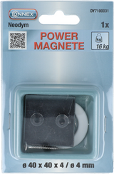 Connex magneet neodym sl hoekig 40x40 - dy7100031