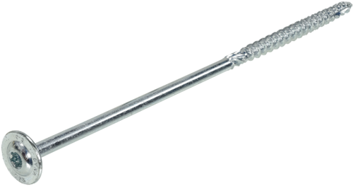 Dynaplus houtbouwschroef verzinkt tellerkop deeldraad +snijpunt torx tx30 6.0x200 80 | 50 stuks - 0286.01.51401