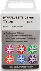 Dynaplus schroefbit 25 mm tx-20 groen 10x