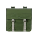 Basil Urban Load dubbele fietstas - waterdicht tarpaulin polyester - groen zand - 48-53L