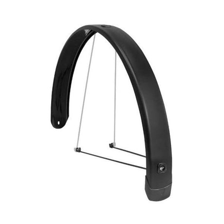 Eurofender spatbord achter tempo square 28 inch 65m - zwart