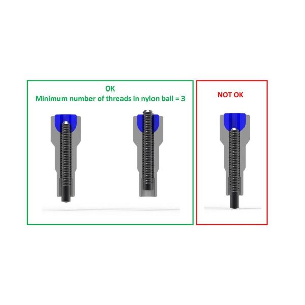 Alpina Spaaknippel met ronde kop 14G 15.0mm 4 Fg 2.3 ABS messing zilver (144 stuks)