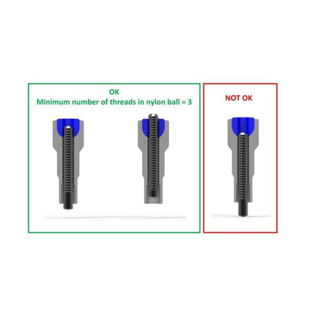Alpina Spaaknippel met ronde kop 14G 15.0mm 4 Fg 2.3 ABS messing zilver (144 stuks)