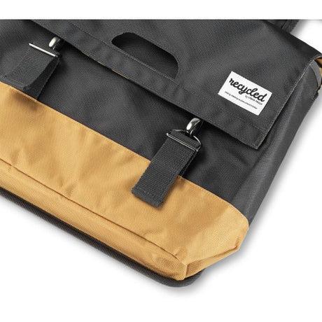 Urban Proof dubbele fietstas - zwart geel - 40L