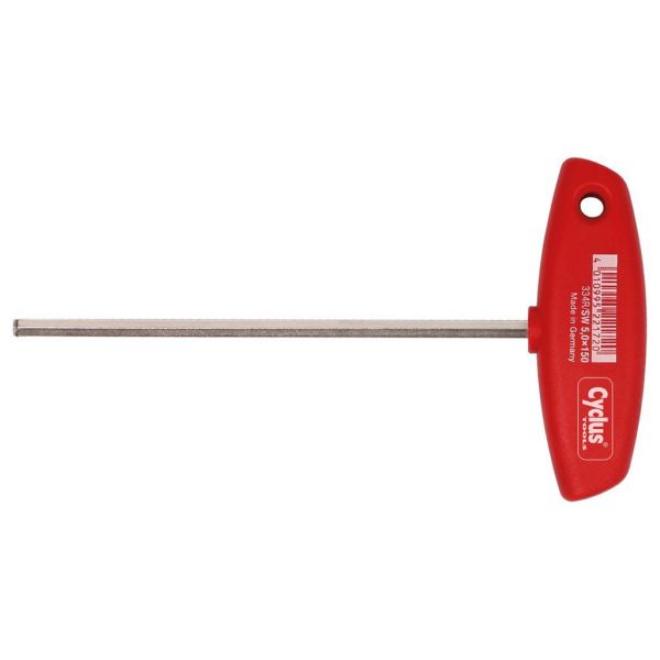 T-Greep Inbussleutel 3mm 100mm lang Magic Ring Cyclus 7207103