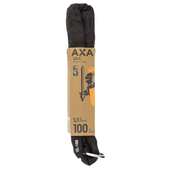 Axa insteekketting ulc100cm zwart (imenso atlas)