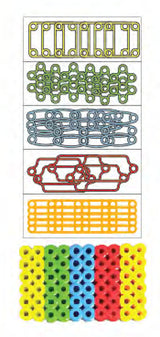Perler • primary mix strijkkralen shapes