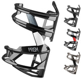Elite prism left bottle cage | black red glossy
