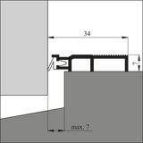 Ellen dorpelprofiel arp 5 (r5) | 100cm | aluminium - 020700050