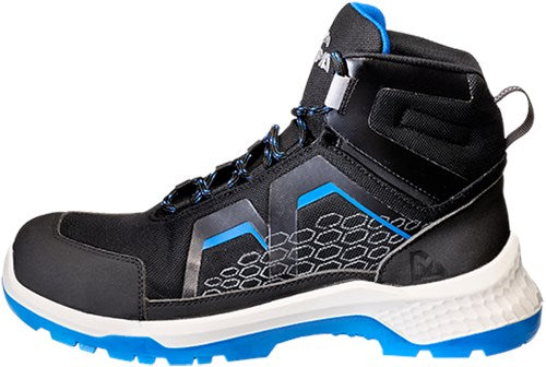 Emma safety footwear emma werkschoen crossforce fly xd hoog s3 | zwart blauw | maat 43 - 8715316154294