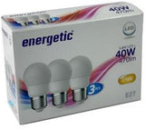 Enzo energitc kogel e27 5,6w mat 3-pack