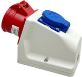 Enzo abl cee 5p 16a 400v opbouw wcd combinatie met 2p+ra - 6315161