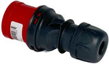 Enzo cee 4p 32a 400v stekker rood 6315162