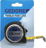 Enzo gedore rolmaat - meetband 3 meter - 16 mm 6453130