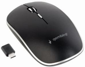 Enzo gembird draadloze optische muis usb wit zwart 9510043