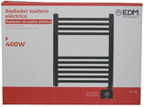 Enzo handdoekradiator | 400w | met touch bediening | zwart - 8676028