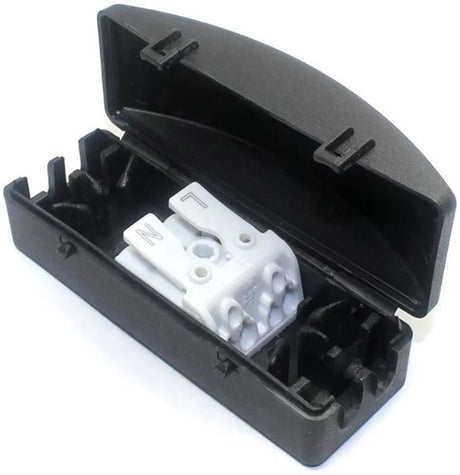Enzo kabelkoppeling | ip20 zwart met 2 polige connector - 4016560