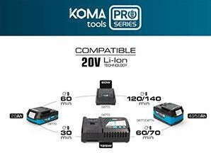 Koma tools accu slagmoersleutel | 20v | zonder accu - 6490112
