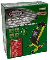 Enzo led bouwlamp 10w oplaadbaar op statief 4000k ip65 - 5017682