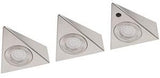 Enzo led driehoek spot set a3 | 7,5w | ir sensor | 3000k | gesch. staal - 5018355
