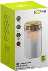 Enzo led rouwlicht | 12cm met timer | wit (excl. 2xc batterij) | herinneringslicht | graflicht | rouwlicht - 5099412