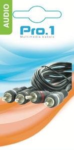 Enzo pro-1 audio 2 tulp male -> 2 tulp male 5 meter 9206050