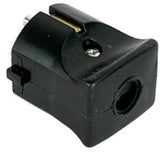 Enzo randaarde stekker zwart kopp 6141000