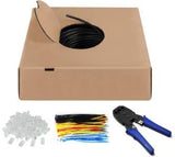 Enzo utp cat6 box 100m grijs massief outdoor set - 1381540