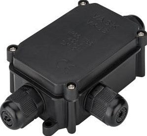 Enzo waterdichte kabelkoppeling ip66 drieweg met wartel 4017092