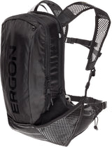 Ergon BX2 Evo Rugtas Zwart - Lichtgewicht - Geschikt voor dagtochten - 10 + 1.5L volume - Waterdicht - Polyester Nylon - Anders bevestigingssysteem - Inclusief regenhoes