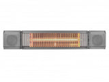 Eurom heat and beat bluetooth terrasverwarmer grijs - 334586