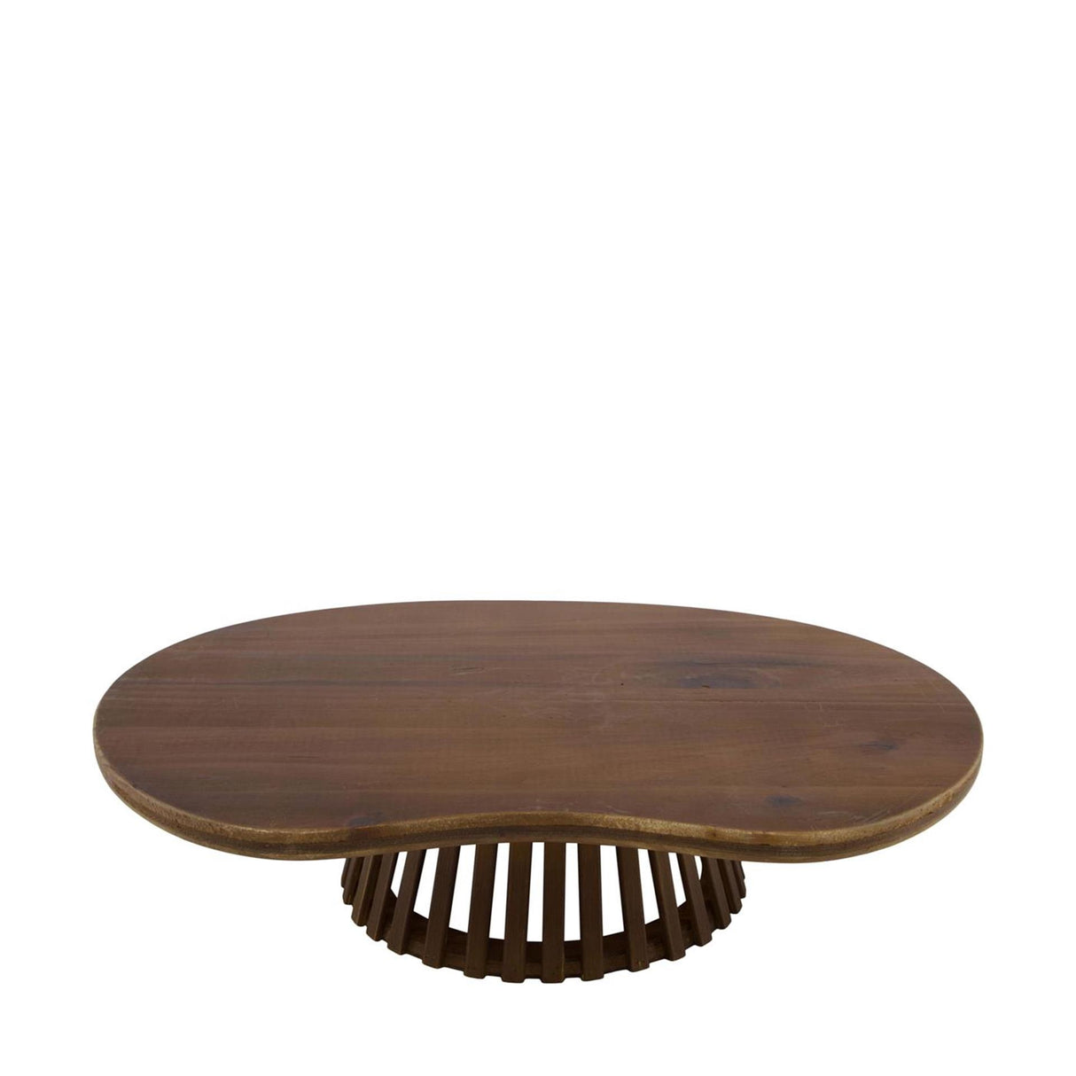 Dijk natural collections dienblad hout op voet 38x28x9cm