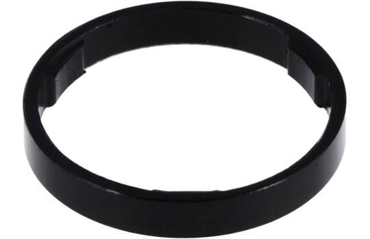 Trivio - spacer 5mm 1 1 8 aluminium zwart - 5 stuks