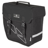 M-wave enkele fietstas links amsterdam - 18 liter - zwart