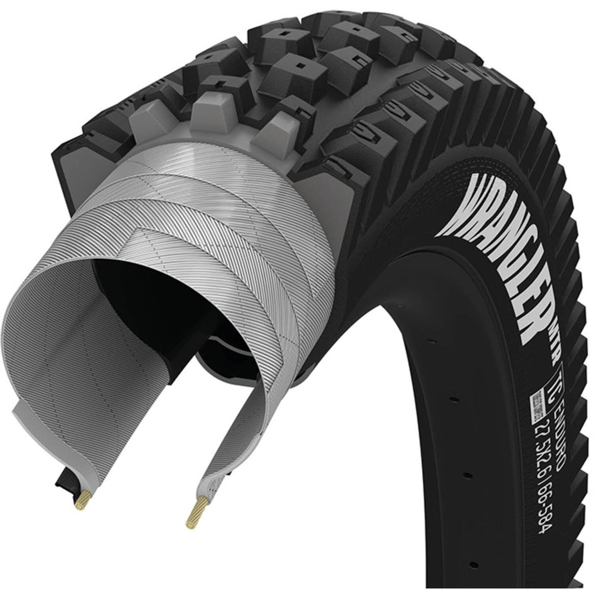 Goodyear wrangler mtr enduro tubeless complete 29 foldable tyre