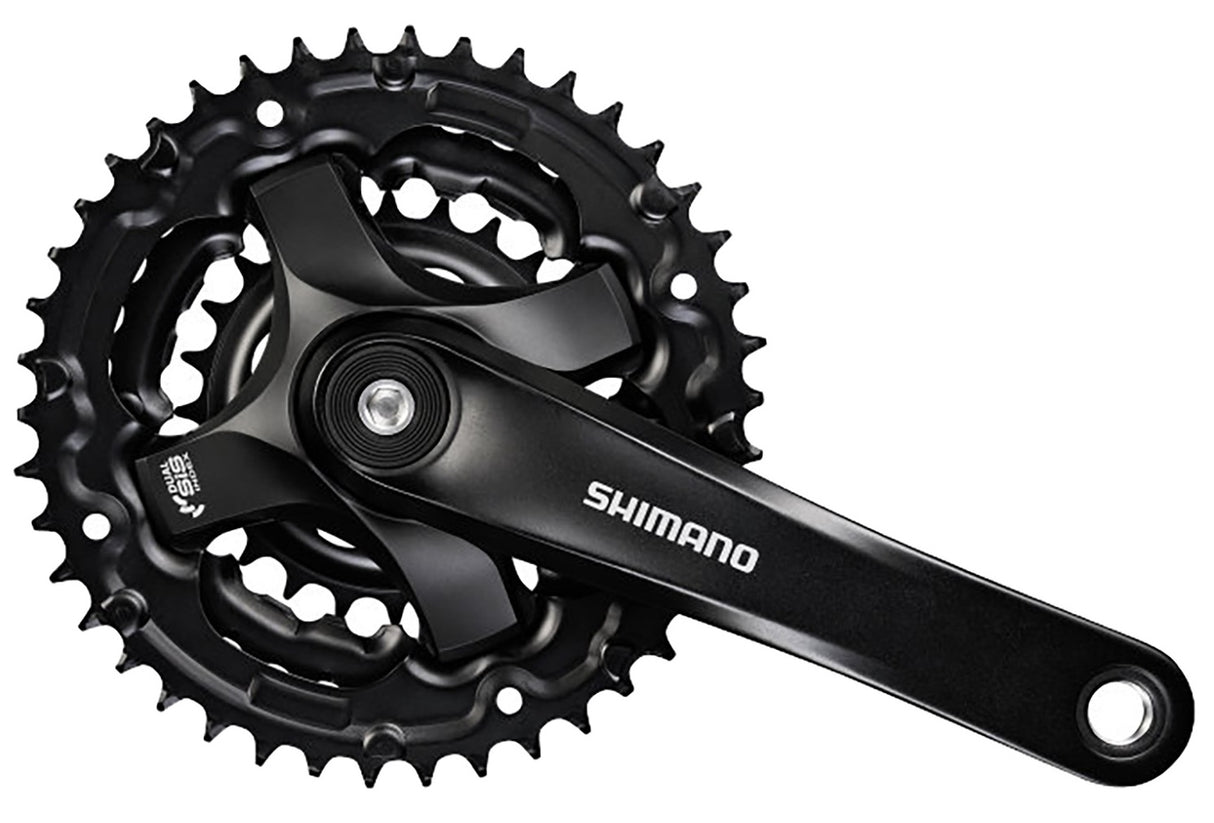 Shimano Crankstel fc-ty501 altus 42x34x24t 170mm 6-8 speed zwart