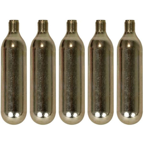 Dresco co2 patroon 16 gram staal zilver 5-delig
