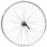 Shimano achterwiel 28 inch zac2000 aluminium - nexus 3-remnaaf - zilver