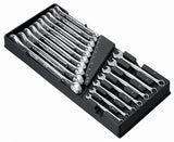 Facom module met 17 ringsteeksleutels met ogv-profiel - mod.440-1xl